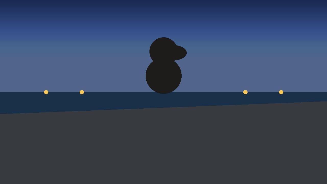 Holding image: dusk civic plaza silhouette with warm lights, for the San Ramon Ganesh festival